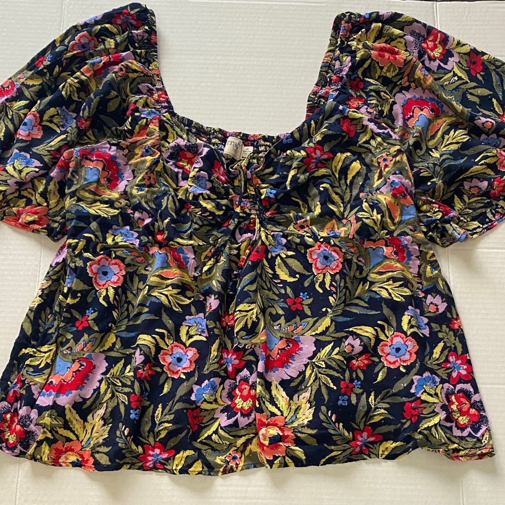 Terra & Sky Multicolor Floral Blouse